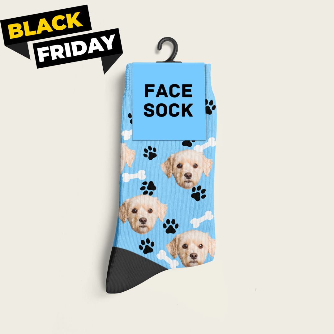 FaceSock | Custom Dog Socks With Photo