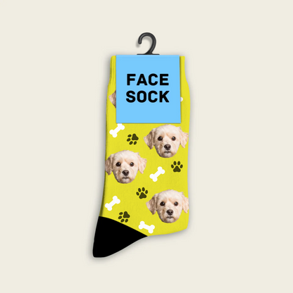 FaceSock | Custom Dog Socks With Photo