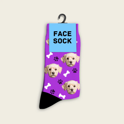 FaceSock | Custom Dog Socks With Photo