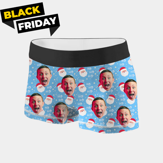 Personalized Christmas Boxer with photo